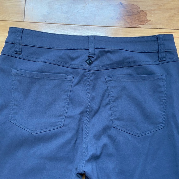 PrAna Gray Nylon Skinny Pants Women's Sz 8 Short Inseam Hiking outdoor Pants - Picture 3 of 7